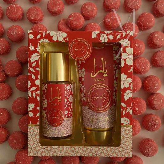 Coffret Petit Format Yara Candy – Routine Parfumée Sucrée
