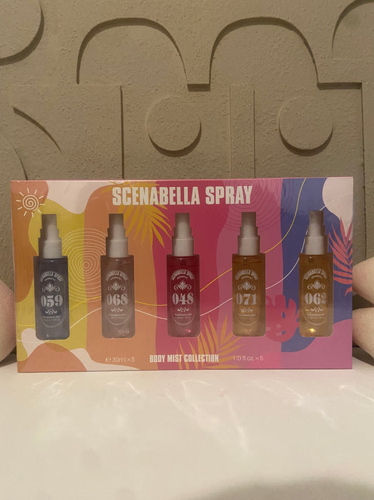 Coffret 5 Brumes 30 ml – Collection Gourmande & Florale