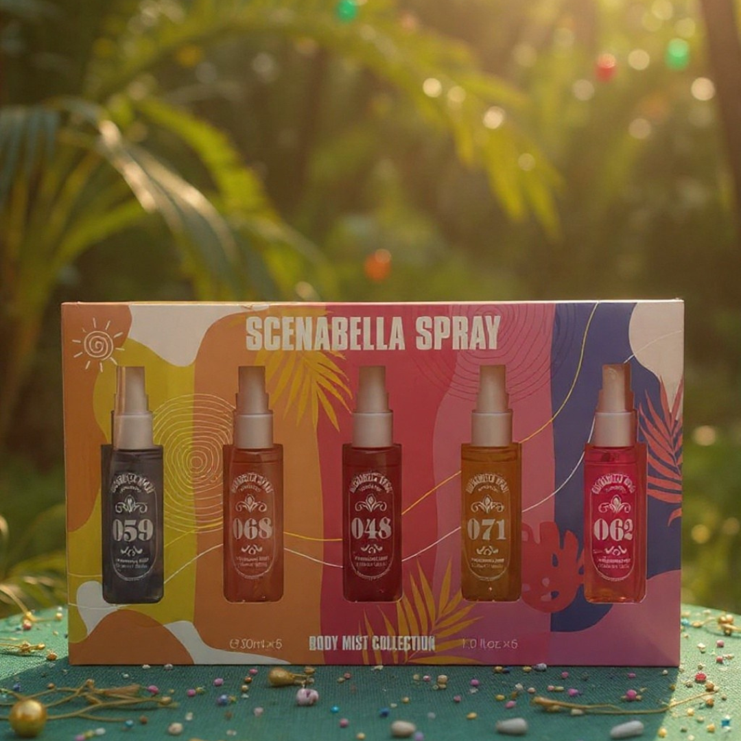 Coffret 5 Brumes 30 ml – Collection Gourmande & Florale