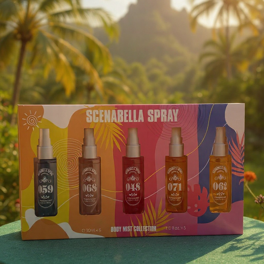 Coffret 5 Brumes 30 ml – Collection Gourmande & Florale