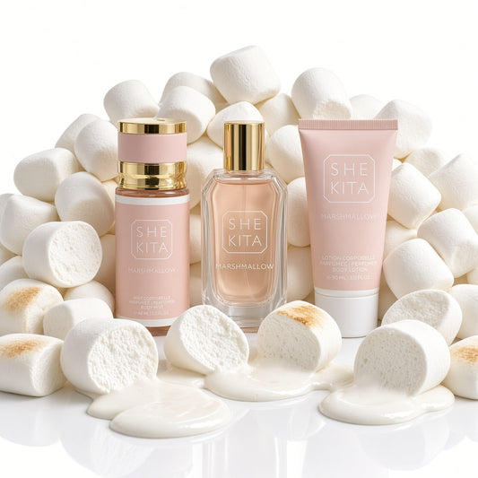 Coffret Parfum Marshmallow She Kita – Parfum 50 ml + Brume 88 ml + Crème 90 ml